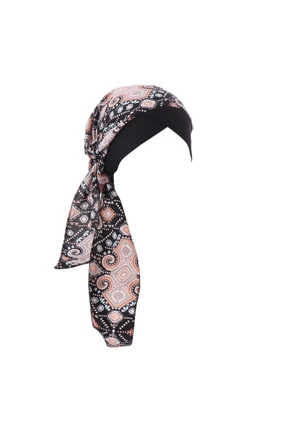 Headband for Women, Women Chemo Cancer Sleep Scarf Hat Cap Pre Tied Cover Wrap Turban Headwear Loss, Fall Winter Fashion Accessories
