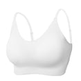 thumbnail image 1 of MEICHEN Jelly Bras for Women Plus Size Wireless Bra Deep V Full Supportive Older Back Coverage Bralette Trendy Summer Fall Essentials Clothes, 1 of 8