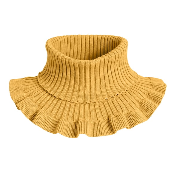 MEICHEN Knitted Neck Warmer for Women Solid Color Detachable High Collar Scarves Fall Fashion Shawl Wraps
