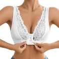 thumbnail image 1 of MEICHEN Lace Edged Push Up Bras for Women Thin Breathable No Underwire Front Closure Sports Bra Womens No Show Underwear, 1 of 5