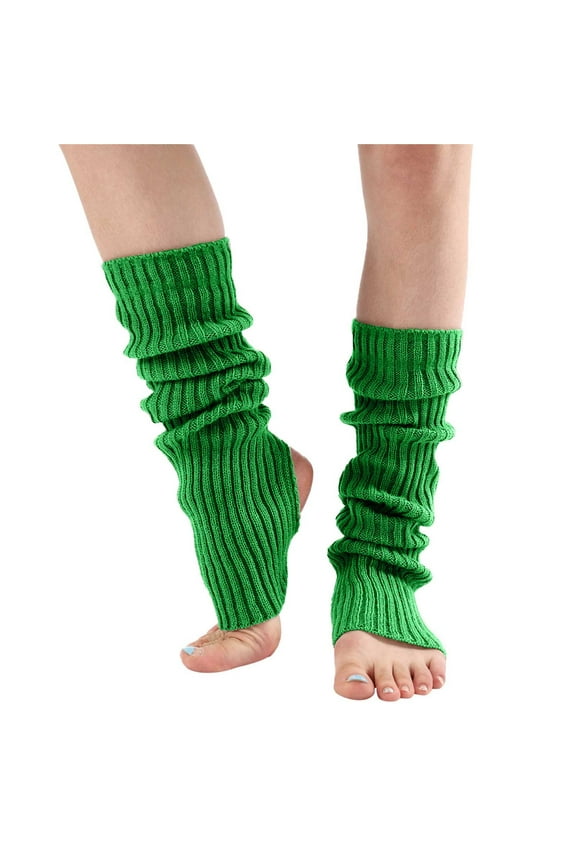 Leg Warmer for Women, Long Leg Warmer Womens Men 80s Ribbed Knit Dance Sports Leg Warmer, Fall Winter Fashion Accessories