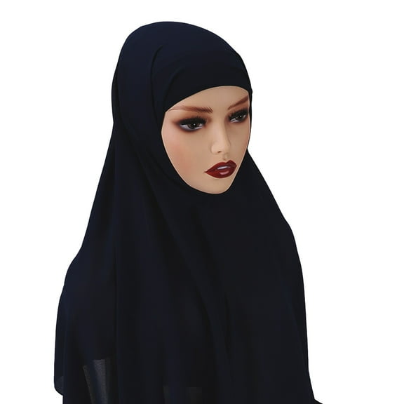 MEICHEN Muslim Hijab Scarf for Women Summer Fashion Solid Color Long Shawl Wrap Women's Accessories Soft Chiffon Scarf