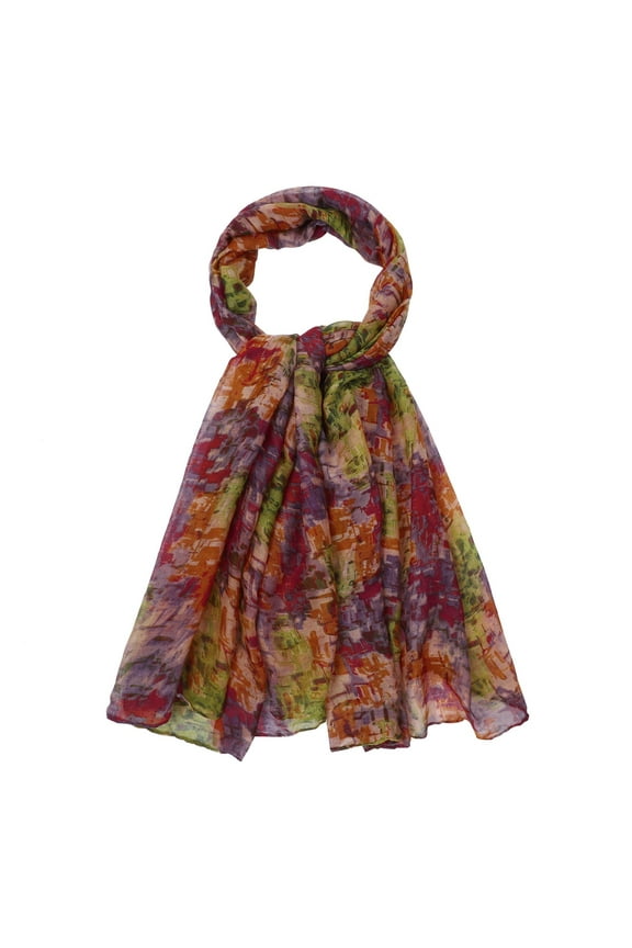 Neck Warmer for Graceful Ladies Fashion Women Fashion Print Chiffon Square Head Scarf Lightweight Neck Scarves Hair Bandana Neckerchief Winter Accessories Green