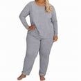 thumbnail image 1 of MEICHEN Pajamas for Women Set Thermal Underwear for Women Plus Size Winter Warm Fleece Lined Base Layer Long Top and Bottom Sets Women's Sleepwear, 1 of 7