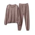 thumbnail image 1 of MEICHEN Pajamas for Women Set Warm Pants Set Warm Set Women's Thick Coral Home Set Wearing Lazy Person Set Summer Essentials Fashion Sleepwear, 1 of 6