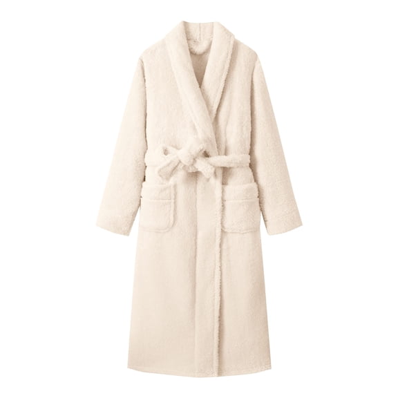 MEICHEN Plush Robes for Women Women Men Plush Flannel One Size Bathrobe Soft Pajamas Cozy Long Spa Robe Womens Robes