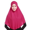 thumbnail image 1 of MEICHEN Ramadan Muslim Women Adjustabke Solid Color 80 Cm Hijab Strechy Pull On 31.5 Inch Hijab, 1 of 4