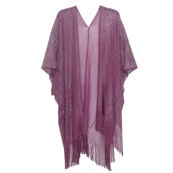 MEICHEN Shawl Wraps for Women, Cuff Filigree Tassel Cape Women's Solid Color Summer Transparent Thin Shawl, Fall Winter Fashion Accessories