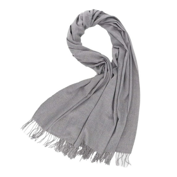 MEICHEN Shawl Wraps for Women Solid Color Lightweight Wool Scarf Fashion Soft Feel Pashmina Shawl Wrap Summer Accessories Clear