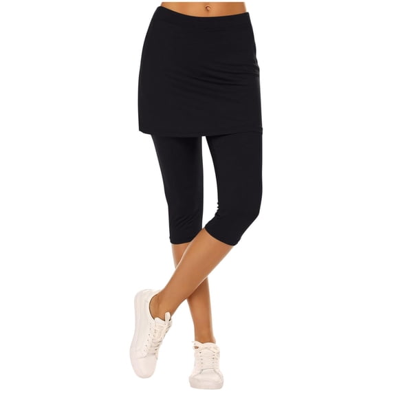 MEICHEN Skirted Leggings for Women Tennis Skorts Gym Tennis Yoga Legging with Skirts Summer Yoga Shorts for Women