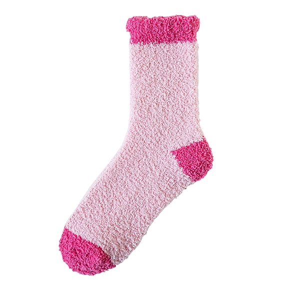 MEICHEN Socks for Women Fuzzy Thickened Thermal Socks Cozy Plush Non Home Sleep Socks Trendy Summer Fall Essentials Accessories