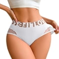 thumbnail image 1 of MEICHEN Solid High Waisted Boxer Briefs for Women Breathable Knitted Sports Panties Fashion Casual Seamless Underwear, 1 of 7