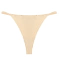 thumbnail image 1 of MEICHEN Solid Seamless Thongs Panties for Women Fashion Breathable Soft Nightwear Briefs No Show Underwear Summer Fall Essentials Fashion Clothing, 1 of 9