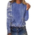 thumbnail image 1 of MEICHEN Spring Shirts for Women Long Sleeve Crewneck Going Out Pullover Tops Business Workout Shirts, 1 of 9