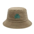 thumbnail image 1 of MEICHEN St. Patrick's Day Bucket Hat for Women and Men Fashion Shamrock Embroidered Cotton Fishing Cap Unisex Sun Hats, 1 of 5