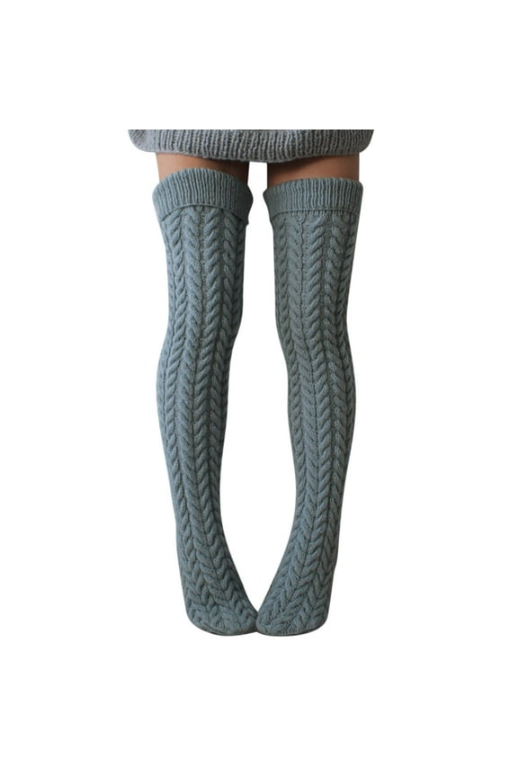 Stockings for Women Women Knit Leg Stocking Thigh Long Warmers Knee Cable Boot Socks Over Extra Socks All Seasons Fashion Must Have
