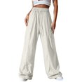 thumbnail image 1 of MEICHEN Summer Essentials Fashion Clothing for Women Women Elastic Waisted Parachute Hiking Pants with Pockets Water Lightweight Pants Casual Pants for Women, 1 of 8