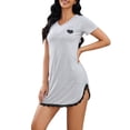 thumbnail image 1 of MEICHEN Summer Sleep Dresses for Women Women Set Casual Printed Lapel Soft Long Sleeve Sets Comfy 2 Piece Casual Pajama Womens Home Essentials Fashion Clothing, 1 of 3
