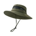 thumbnail image 1 of MEICHEN Sun Hat for Women and Men, Solid Color Wide Brim Bucket Hat Adjustable Outdoor Rain Hat for Fishing Hiking Camping, Fall Winter Fashion Accessories, 1 of 3