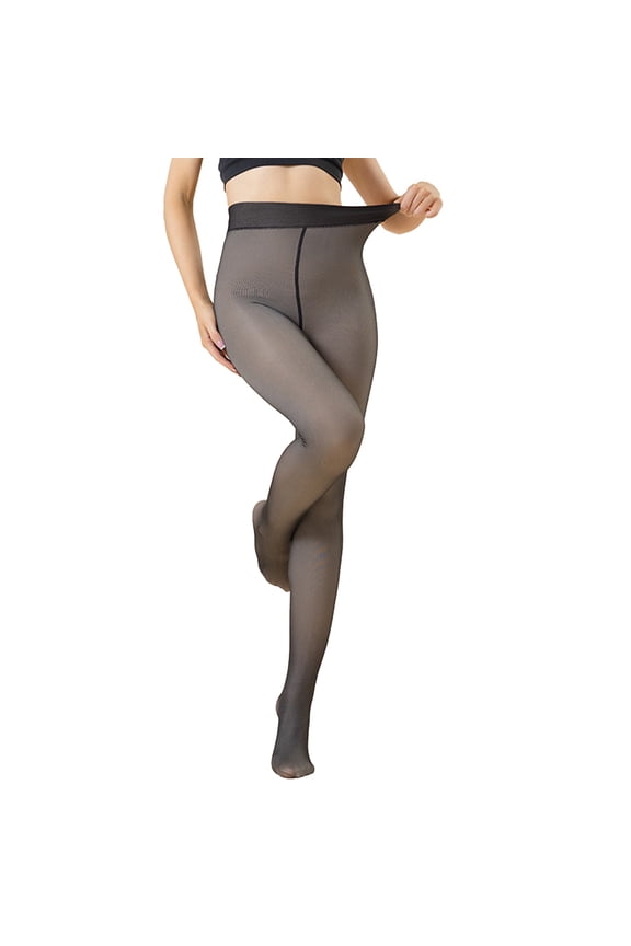 Thigh High Stockings for Women, Fleece Lined Tights Thermal Pantyhose Leggings Opaque Warm Thick Stockings Tights, Fall Winter Fashion Accessories