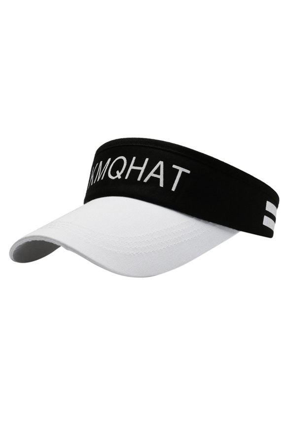 Topless Visor Hats for Women and Men,Casual Fashion Solid Adjustable Outdoor Breathable Sun Hat,Women's Accessories Visors White