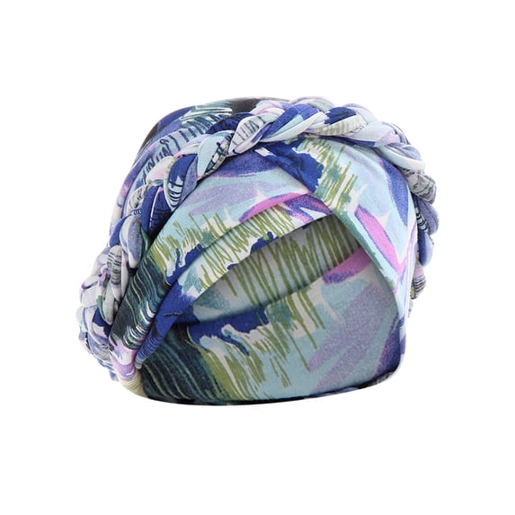 MEICHEN Turbans for Women Women Print India Hat Muslim Ruffle Cancer Chemo Hat Beanie Wrap Cap All Seasons Fashion Must Have