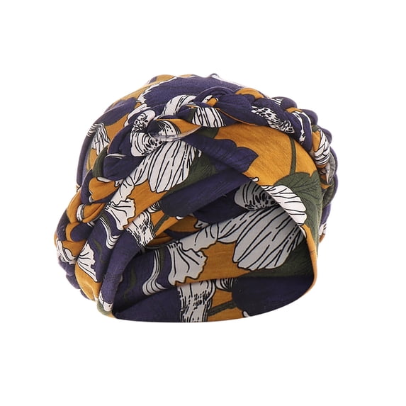 MEICHEN Turbans for Women Women Print India Hat Muslim Ruffle Cancer Chemo Hat Beanie Wrap Cap All Seasons Fashion Must Have