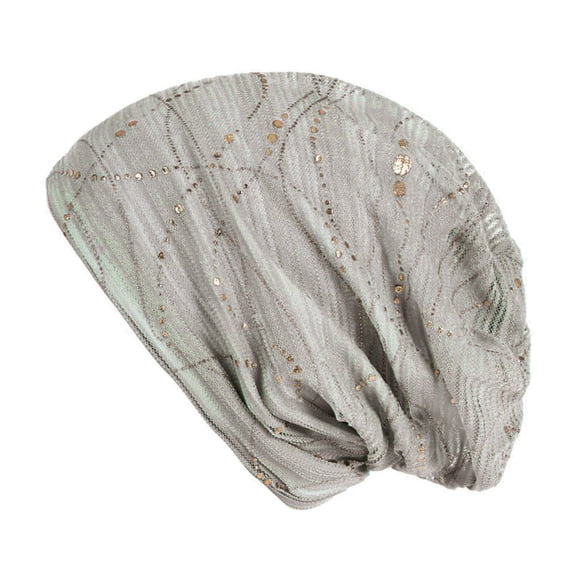 MEICHEN Turbans for Women Women Solid Bead Muslim Hat Stretch Retro Turban Hat Head Wrap Cap All Seasons Fashion Must Have