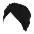 thumbnail image 1 of MEICHEN Turbans for Women Women Solid India Hat Muslim Ruffle Cancer Chemo Beanie Turban Wrap Scarf Cap All Seasons Fashion Must Have, 1 of 2