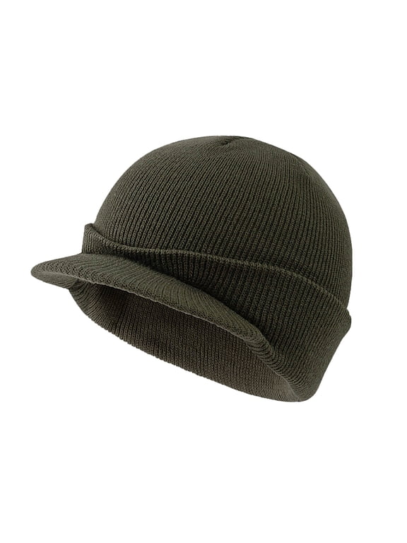 Winter Beanies for Women Solid Outdoor Knitted Visor Hats Mens Fashion Small Brim Sun Hats Trendy Summer Fall Essentials Accessories
