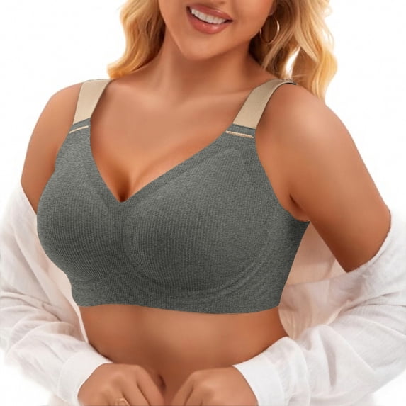 MEICHEN Wireless Comfortable Soft Bras for Women Full Coverage Everyday No Show Bra Summer Fall Essentials Fashion Clothes