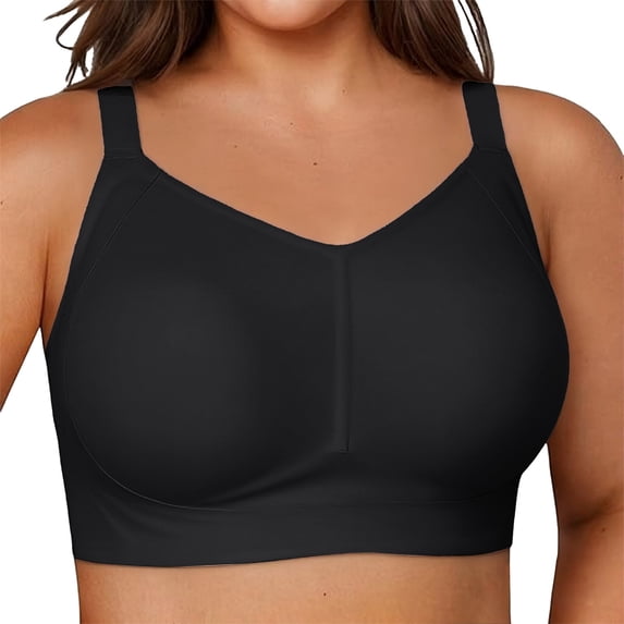 MEICHEN Wireless Comfortable Soft Bras for Women Full Coverage Everyday No Show Bra Summer Fall Fashion Essentials Clothes