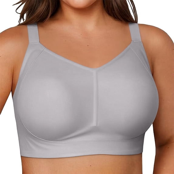 MEICHEN Wireless Comfortable Soft Bras for Women Full Coverage Everyday No Show Bra Trendy Summer Fall Essentials Clothing