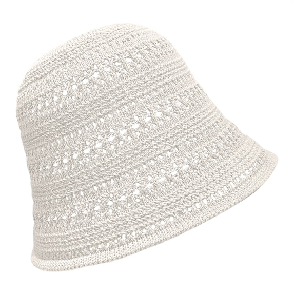 MEICHEN Women Foldable Sun Hats Mesh Woven Bucket Hat Portable Summer Vcation Fashion Beach Essentials Accessories Caps