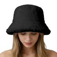 thumbnail image 1 of MEICHEN Women's Autumn Winter Fashion Warm Bucket Hat Versatile Sun Hat Comfortable Breathable Hat, 1 of 5