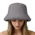 thumbnail image 1 of MEICHEN Women's Autumn Winter Fashion Warm Bucket Hat Versatile Sun Hat Comfortable Breathable Hat, 1 of 5