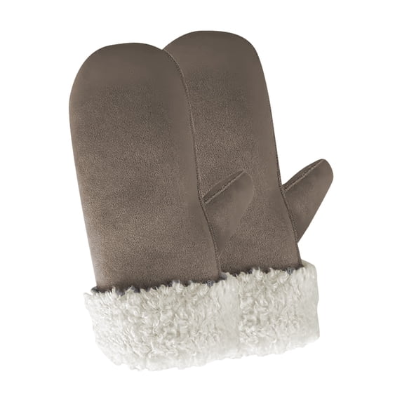 MEICHEN Women's Fleece Lined Thermal Mittens Winter Coldproof Thickened Gloves