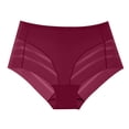 thumbnail image 1 of MEICHEN Women's High Waisted Elastic Breathable Comfortable Briefs Solid Sheer Sexy Mesh Panties Seamless Underwear, 1 of 5