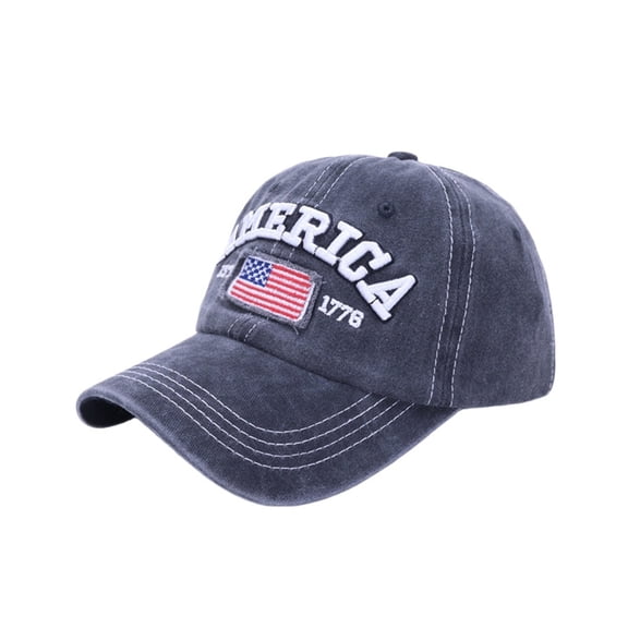 MEICHEN Women's Independence Day American Flag Cap USA 250th Anniversary Hat 4th of July Adjustable Patriotic Baseball Cap