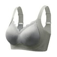 thumbnail image 1 of MEICHEN Women's New Plus Size No Underwire Tshirt Bras Casual Breathable Seamless Underwear No Show Bralettes, 1 of 9