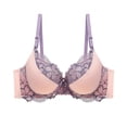 thumbnail image 1 of MEICHEN Women's Push Up Everyday Bras Underwire Lace Comfortable Breathable Padded Bras Seamless Underwear for Women, 1 of 4