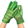 thumbnail image 1 of MEICHEN Women's Sparkling Sequin Dance Gloves Clothing Halloween Glitter Short Gloves, 1 of 4