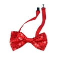 thumbnail image 1 of MEICHEN Women's and Men's 1 PC Sequin Bow Tie Trendy Elegant 80s 90s Outfits Party Dress Up Accessory, 1 of 3