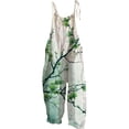 thumbnail image 1 of MEICHEN Womens Boho Floral Jumpsuits Cotton Linen Sleeveless Spaghetti Strap Baggy Wide Leg Overalls with Pockets, 1 of 2