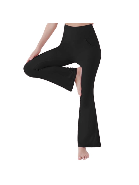 Womens High Waist Pant Soft Sport Yoga Leggings Workout Running Trousers Summer Yoga Pants for Women