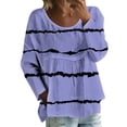 thumbnail image 1 of MEICHEN Womens Long Sleeve Tops Casual Blouses Fall Pleated Trendy Tee Shirts Vacation Fashion Clothes, 1 of 5