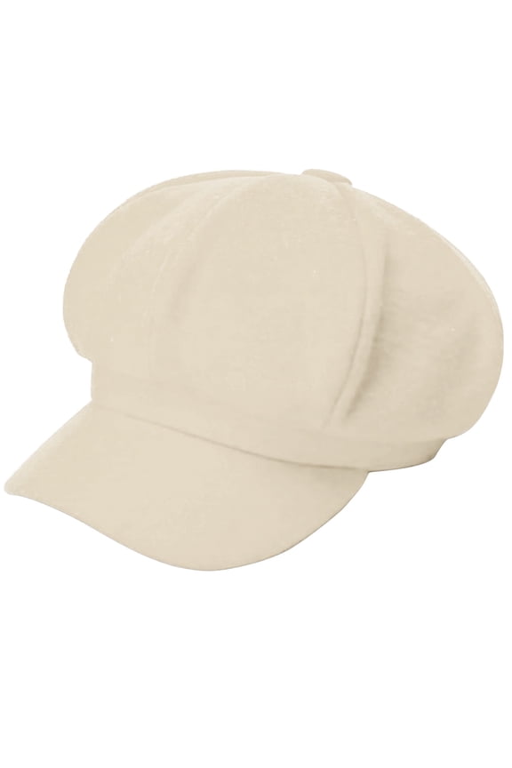 Womens Newsboy Cap Wool Visor Cabbie Fiddler Winter Spring Hat Winter Must Have Clothing Accessories