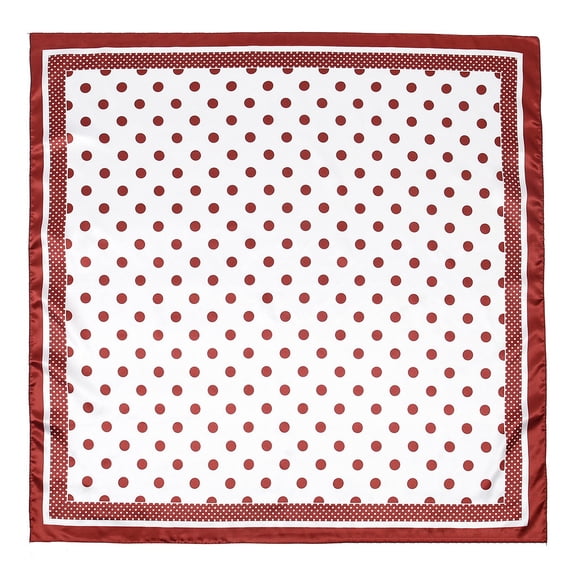 MEICHEN Womens Polka Dots Print Satin Head Scarf Fashion Lightweight Turbans Casual Soft Hijabs