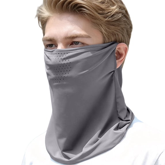 MEICHEN Womens Sun Protector Neck Gaiter Summer Fashion Breathable Face Mask Silk Face Cover Scarf for Cycling Hiking Fishing