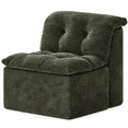 thumbnail image 1 of MEIGUGAO Armless Chenille Bean Bag Chair, 31.5-Inch,Emerald, 1 of 6